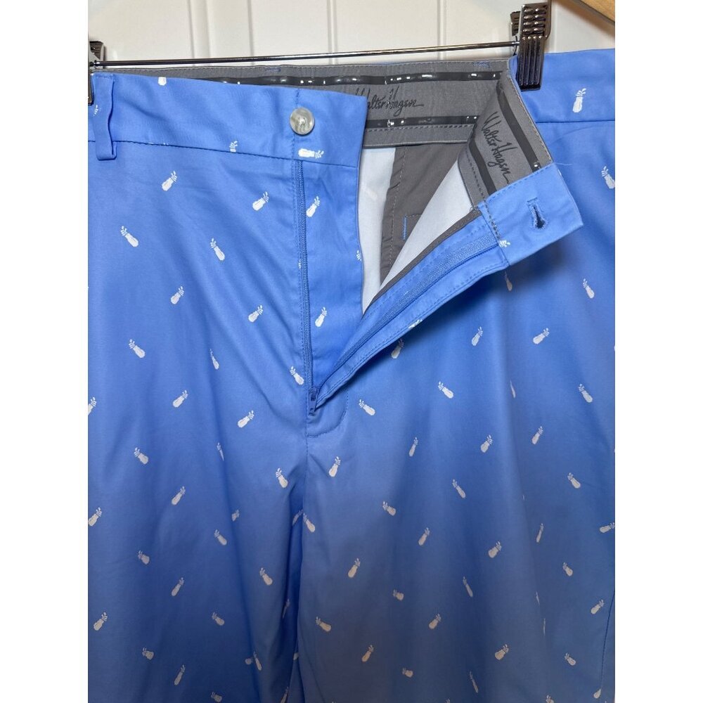 Walter Hagan Perfect 11 Light Blue Golf Bag design shorts, Waist: 42 - Picture 6 of 13